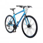 Schwinn Men's Volare 1200 Hybrid Road Bike, 28" in Wheel. 700C, Blue-Color:Blue,Style:Men's Flat Bar Road