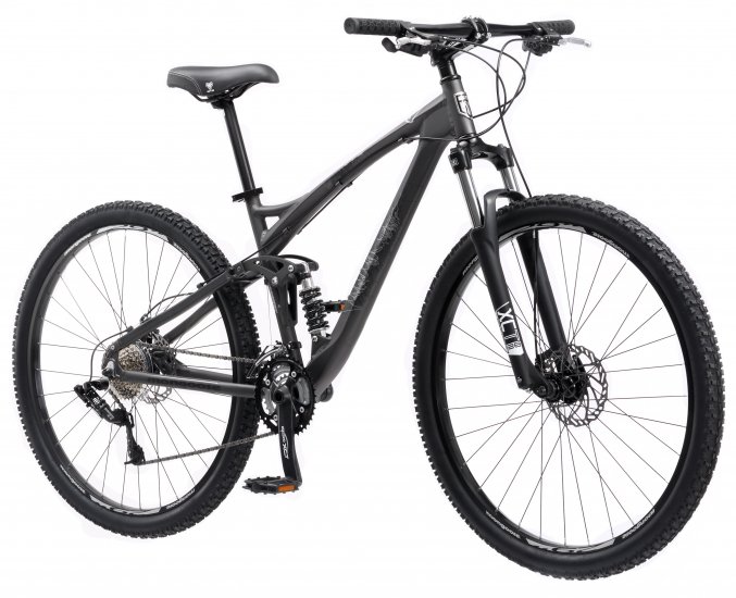Mongoose XR-PRO Men\'s Mountain Bike, 29-inch wheels, 24 speeds, Black