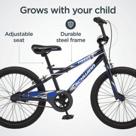 Schwinn Fierce Kids Bicycle, 20 in. Wheels, Boys, Ages 6 +, Blue