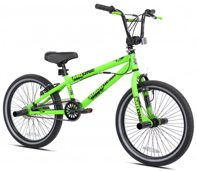 Madd Gear 20\" Freestyle BMX Boy\'s Bike, Green