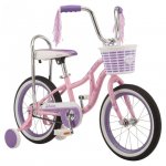 Schwinn 16" Bloom Kid's Bike with Training Wheels, Pink