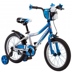 Schwinn Cosmo BMX-style Bike, 16-inch wheels, single speed, Blue / Grey