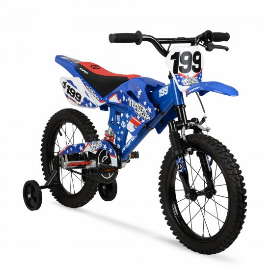 Hyper 16\" Nitro Circus Motobike Kids\' Bike, Blue