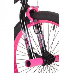 Kent 20" Trouble BMX Bike, Black/Pink