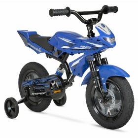 Hyper 16 inch Nitro Circus Motobike Kids Bike with Training Wheels Blue for sale online 