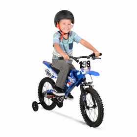 Hyper 16" Nitro Circus Motobike Kids' Bike, Blue