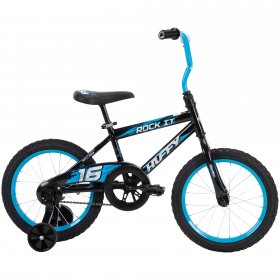 Huffy 16" Rock It Boys Bike for Kids, Blue