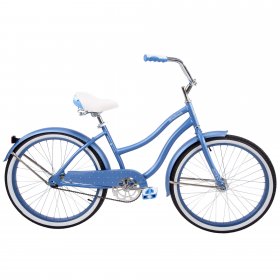 Huffy 24" Cranbrook Women's Comfort Cruiser Bike, Periwinkle Blue