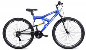Kent 29" Flexor Men's Dual Suspension Mountain Bike, Blue